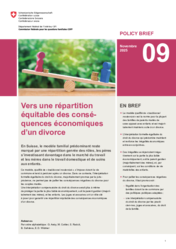 COFF Policy brief n°9, « Vers une répartition équitable des conséquences économiques d’un divorce », Novembre 2025